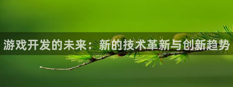 沐鸣娱乐2登录平台官网入口：游戏开发的未来：新的技术革新与创新趋势