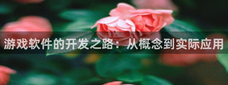 沐鸣娱乐2官方平台是什么：游戏软件的开发之路：从概念到实际应用